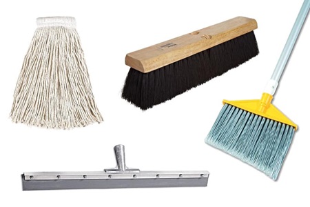 DNOW sells cleaning tools with handles and extensions like brushes, brooms, mops and squeegees to access all those hard-to-reach areas.