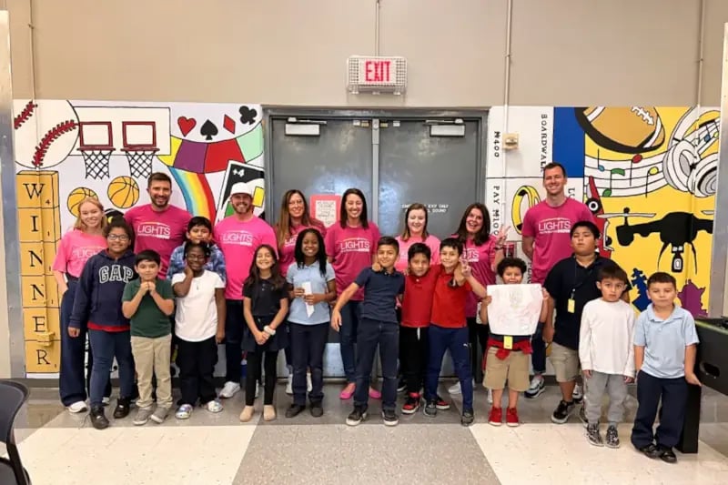 DNOW Leadership Program mentors and engages children at the Spring Branch Boys & Girls Club of Greater Houston. #DNOWLights #DNOWVolunteer