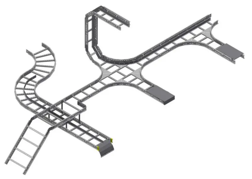 Oglaend System OE Cable Ladders are light, strong and safe. They have roll formed edges and return flanges for easy handling and lifting.